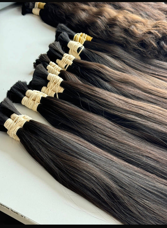 Extensiones de Cabello Virgen A1 – Calidad Premium VIP (20-22-24 pulgadas) 100g.